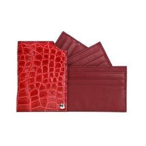 Pre-Order D’MOM crocodile belly skin card holder!